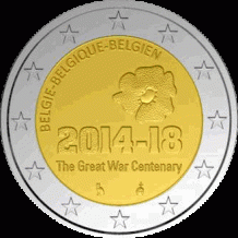 images/productimages/small/Belgie 2 Euro 2014.gif